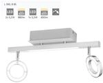 2er Led Spot Cardillio 1 Alu-chrom 39 X 8,5 Cm Warmwei&szlig; Deckenleuchte - Eglo