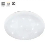Led Deckenleuchte Frania-s Wei&szlig; &Oslash; 43 Cm Mit Kristalleffekt Deckenlampen &