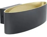 Wandleuchte Maccacari Schwarz-gold 27 X 7,5 Cm Warmwei&szlig; Wandleuchten - Eglo