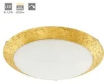 Eglo - Led Wand- Deckenleuchte Montenovo Wei&szlig; Gold Deckenlampen & Kronleuchter