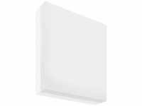 Led Außenwand- und Deckenleuchte IP44 eckig 215x215mm Weiß - white - Eglo