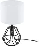 Eglo Tischleuchte Carlton 2 Schwarz &Oslash; 16,5 Cm E14, Max. 60 W Lampen