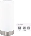 Tischleuchte Damasco 1 Chrom 21,5 X 10 Cm E27, Max. 60 W Lampen - Eglo