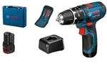 Gsb 12v 15 Akku-schlagbohrschrauber, 2x 2.0ah, Gal 12v 20, Zubeh&ouml;rsatz, Koffer -