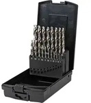 Spiralbohrer Set Hss-co5 / Hss-e, 19-teilig, Premium Metallbohrer Satz, Stahlbohrer
