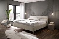 Meise M&ouml;bel Stauraumbett Lotte 160x200 Cm Bettkasten & Lattenrost Webstoff Beige 