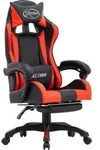 Gaming-stuhl Mit Fu&szlig;st&uuml;tze Rot Und Schwarz Kunstleder Vidaxl