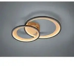 Dimmbare Led Deckenleuchte Granada In Schwarz & Gold, Breite 59cm