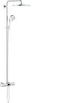 Grohe Rainshower Duschsystem 26657000 Chrom, Mit Aufputz-thermostat, Duscharm 45cm