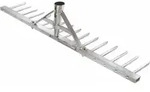 Fp - Idealspaten Rechen Alu 16 Zinken, Arbeitsbreite 620 Mm