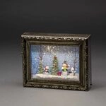 Konstsmide Led Bilderrahmen Mit Schneem&auml;nnern 24,5 X 5,5 X 19,5 Cm Bilderrahmen