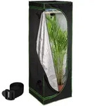 Relaxdays - Growzelt, Hxbxt: 180x60x60 Cm, Reflektierende Innenfolie,