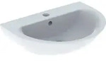 Geberit Renova Waschtisch, Breite 70cm, Tiefe 52cm, Hahnloch Mittig, &Uuml;berlauf