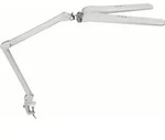 Schreibtischleuchte Metall/ku.wei&szlig; H.max.470 Mm,tischklemme M.led