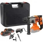 Black&decker - Black Decker Bcd900e2k-qw 18v - 2,5 Ah Lithium-akku-bohrhammer-mei&szlig;el