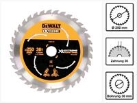Dewalt - S&auml;geblatt Holz 250x30 Mm, 36 Z&auml;hne Dt99572
