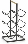 Weinregal Aus Metall, 6 Speichen, 46 Cm, Schwarz Zeller Zeller