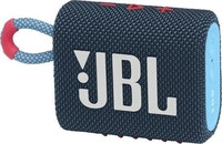 Jbl Go 3 Blau/pink Ultraportabler Bluetooth Lautsprecher Ipx67 (jblgo3blup)