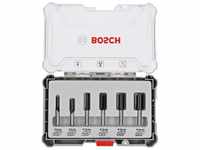 Bosch - Professional 6 tlg Nutfräser Set 6mm Schaft (2607017465)