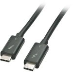Thunderbolt&trade;-kabel Thunderbolt&trade; 3 Usb-c&reg; Stecker, Usb-c&reg; Stecker 2.00 M Schwarz