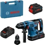 Bosch Akku-bohrhammer Biturbo Gbh 18v-34 Cf Mit 2x 5,5 Ah Akkus + Lader + Koffer