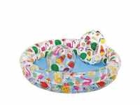 Kinder Pool Set mit Planschbecken, Wasserball, Schwimmring 59460NP - Intex