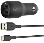 Belkin Usb-a Kfz-ladeger&auml;t, 24w 1m Usb-c Kabel Sw. Cce001bt1mbk Ladeger&auml;te