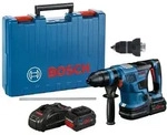 Bosch Akku-bohrhammer Biturbo Gbh 18v-34 Cf Mit 2x 8,0 Ah Procore Akkus + Lader