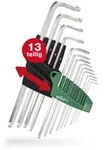 Stiftschl&uuml;ssel Set Mit Prostar Halter (39105) 13tlg. Torx Winkelschl&uuml;ssel Satz