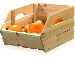 Mucola - Obstkiste Mit Griffen Apfelkisten Holzkisten Weinkisten Holz Kartoffelkiste