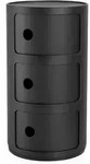 Kartell Componibili Aufbewahrungseinheit Schwarz Matt 32 Cm