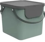 Rotho M&uuml;lltrennungssystem Albula 40 L Misteltoe Green Recyclingbeh&auml;lter M&uuml;ll- &