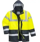 Parka Hv Zweifarbig Gelb L