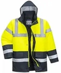 Parka Hv Zweifarbig Gelb M
