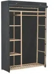 Kleiderschrank Grau 110 X 40 X 170 Cm Stoff - Vidaxl