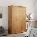 Vidaxl - Kleiderschrank 3-t&uuml;rig 118&times;50&times;171,5 Cm Kiefer Panama Serie