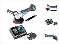 Dga 506 Rg1 Akku Winkelschleifer 18 V 125 Mm Brushless + 1x Akku 6,0 Ah +...