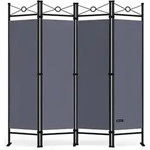 Casaria&reg; Paravent 180x163cm Flexibel Standfu&szlig; Blickdicht 30&deg;c Waschbar Stabil