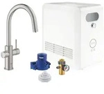 Blue Professional C-auslauf Herausziehbar Supersteel Ec31325dc2 - Grohe