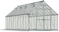 Palram - Canopia Aluminium Gew&auml;chshaus Balance 820 Silber 607x244x229 Cm