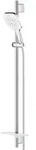 Grohe Rainshower Smartactive Brausestangenset 130 Cube, Moon White/chrom, 5,4l/min,
