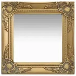 Wandspiegel Im Barock-stil 40x40 Cm Golden Vidaxl