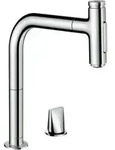 Metris Select 2-loch-k&uuml;chenmischer 73819000 Chrom, 2jet, Ausziehbrause - Hansgrohe