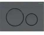 Sigma20 - Bet&auml;tigungsplatte, Schwarz Matt/schwarz 115.882.16.1 - Geberit