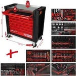 Ks Tools Performanceplus Werkstattwagen-satz P25 Mit 564 Werkzeugen F&uuml;r 8 Schubladen