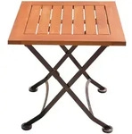 Beistelltisch Klappbar Campingtisch Balkontisch L&auml;nge 45 Cm Eukalyptus Holz