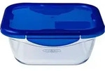 Dajar 36847 Cook & Go Glasbeh&auml;lter Mit Deckel Cook Und Go, Quadratish, Pyrex, 0,8 L,