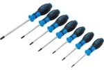 Bgs Technic - Schraubendreher-satz T-profil (f&uuml;r Torx) Mit Bohrung T10 - T40 7-tlg.