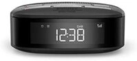 Schwarzer Dual-radiowecker Philips Tar3505