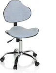 Kinderschreibtischstuhl / Kinderstuhl Kiddy Gti-3 Stoff Blau Hjh Office
